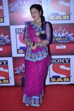 Disha Vakani at SAB Ke anokhe awards in Filmcity on 12th Aug 2014